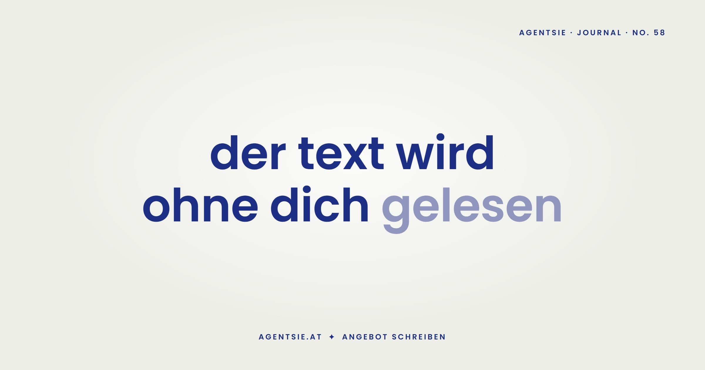 Cover: Angebot schreiben: der Text wird ohne dich gelesen