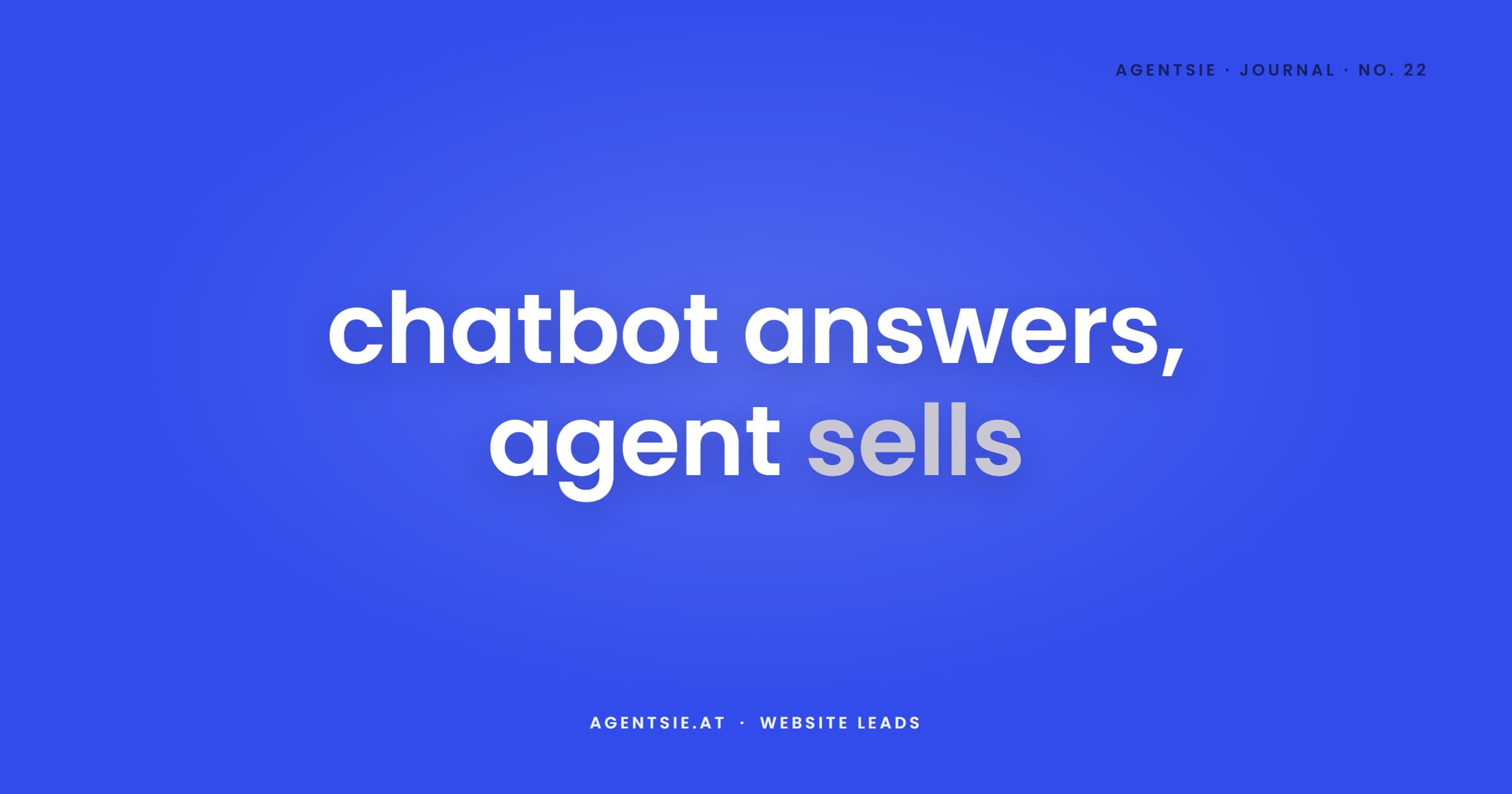 Cover: Chatbots vs. AI agents: what actually generates leads on your website