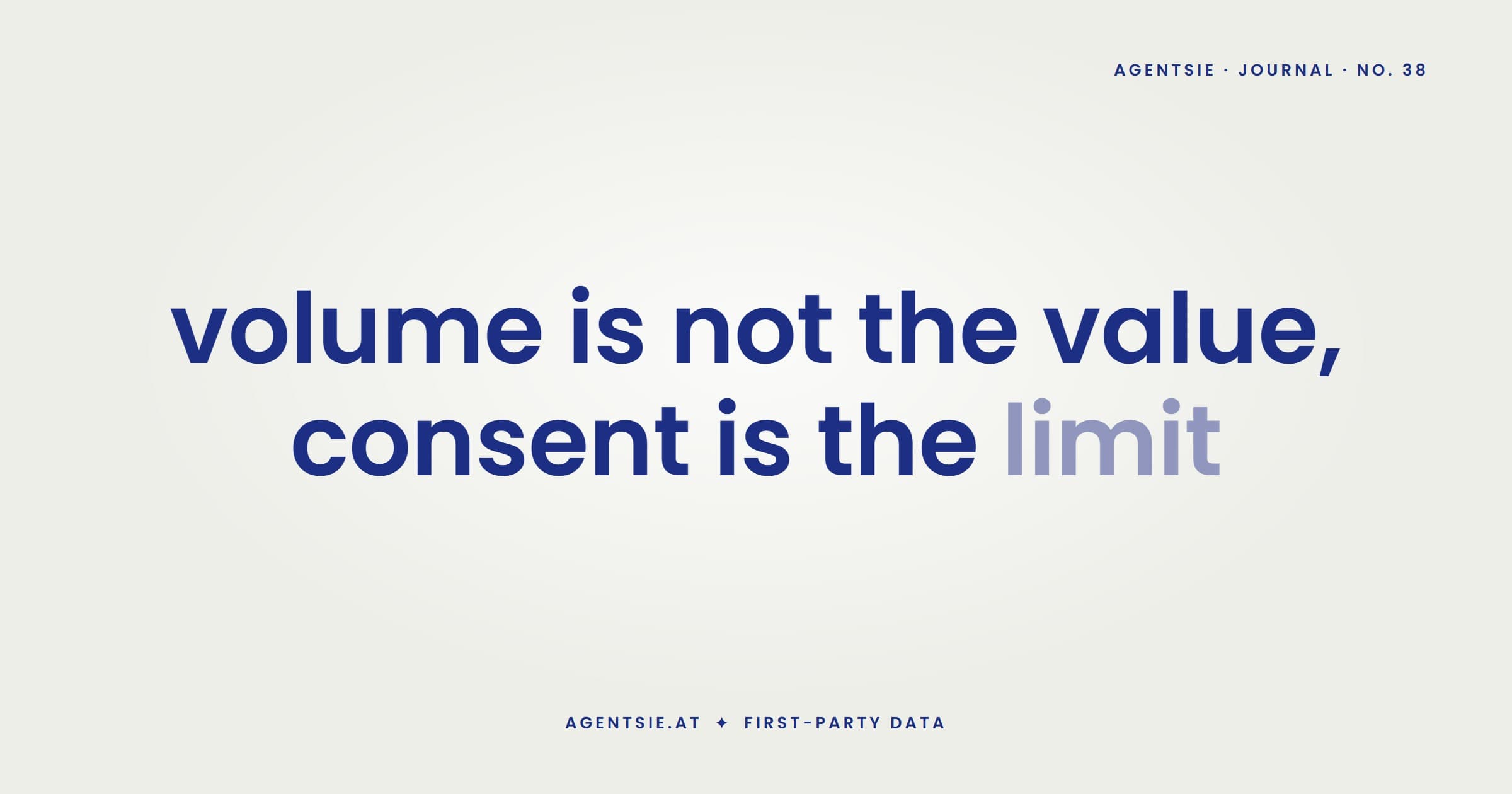 Cover: First-party data: what it is actually worth