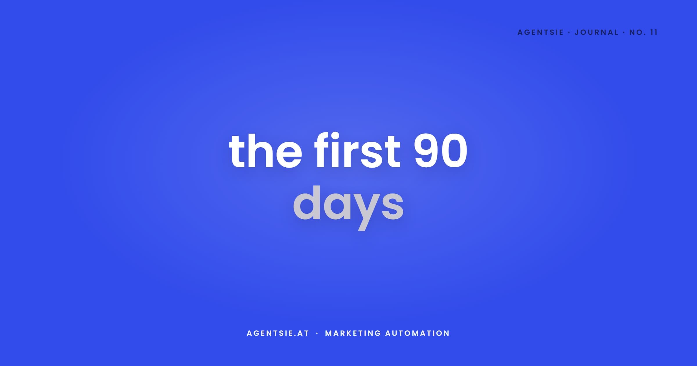 Cover: Marketing automation: the first 90 days without chaos