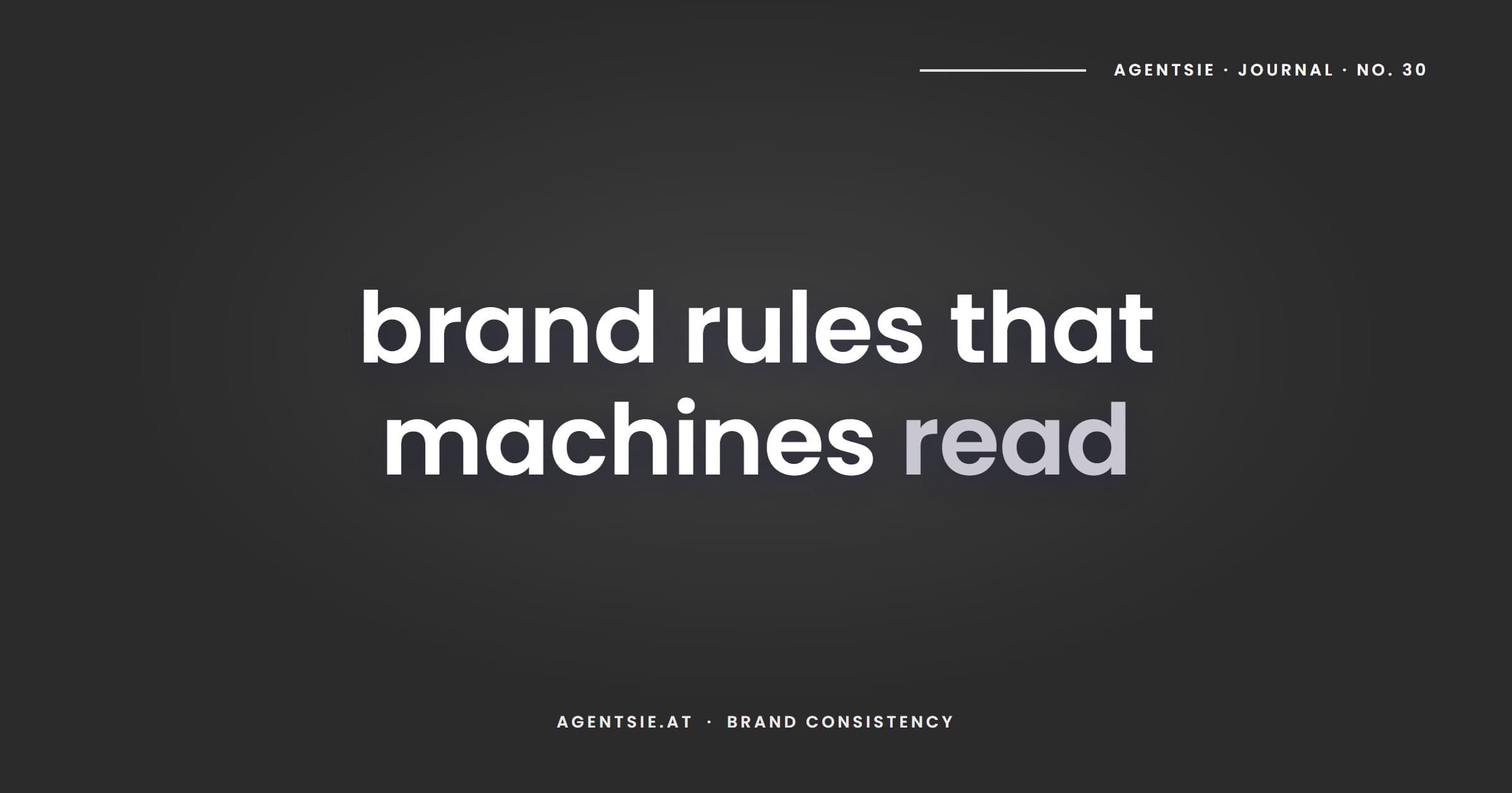 Cover: Brand consistency with AI content: style guides machines can follow
