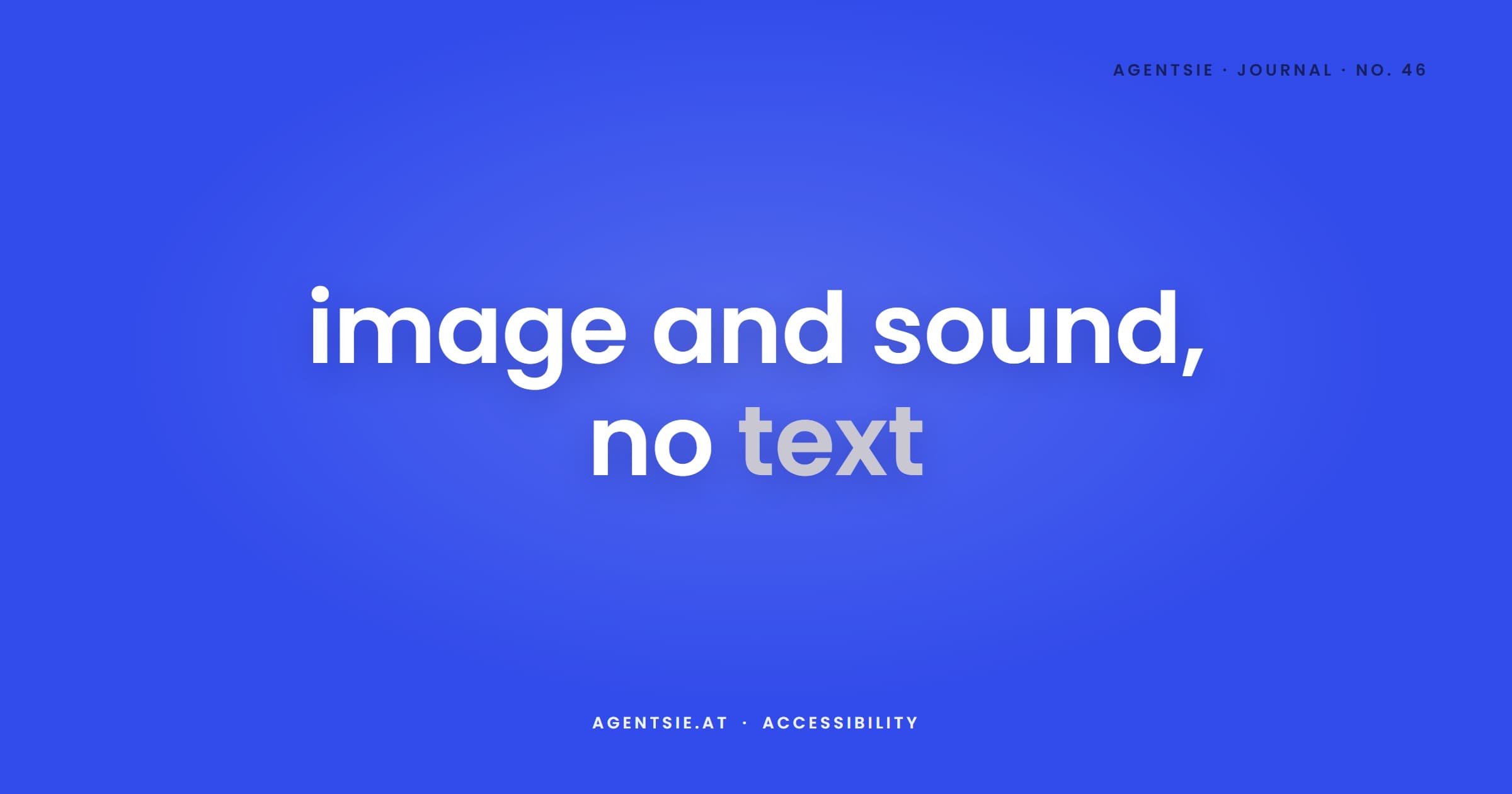 Cover: Captions, transcripts, alt text: the writing almost nobody does