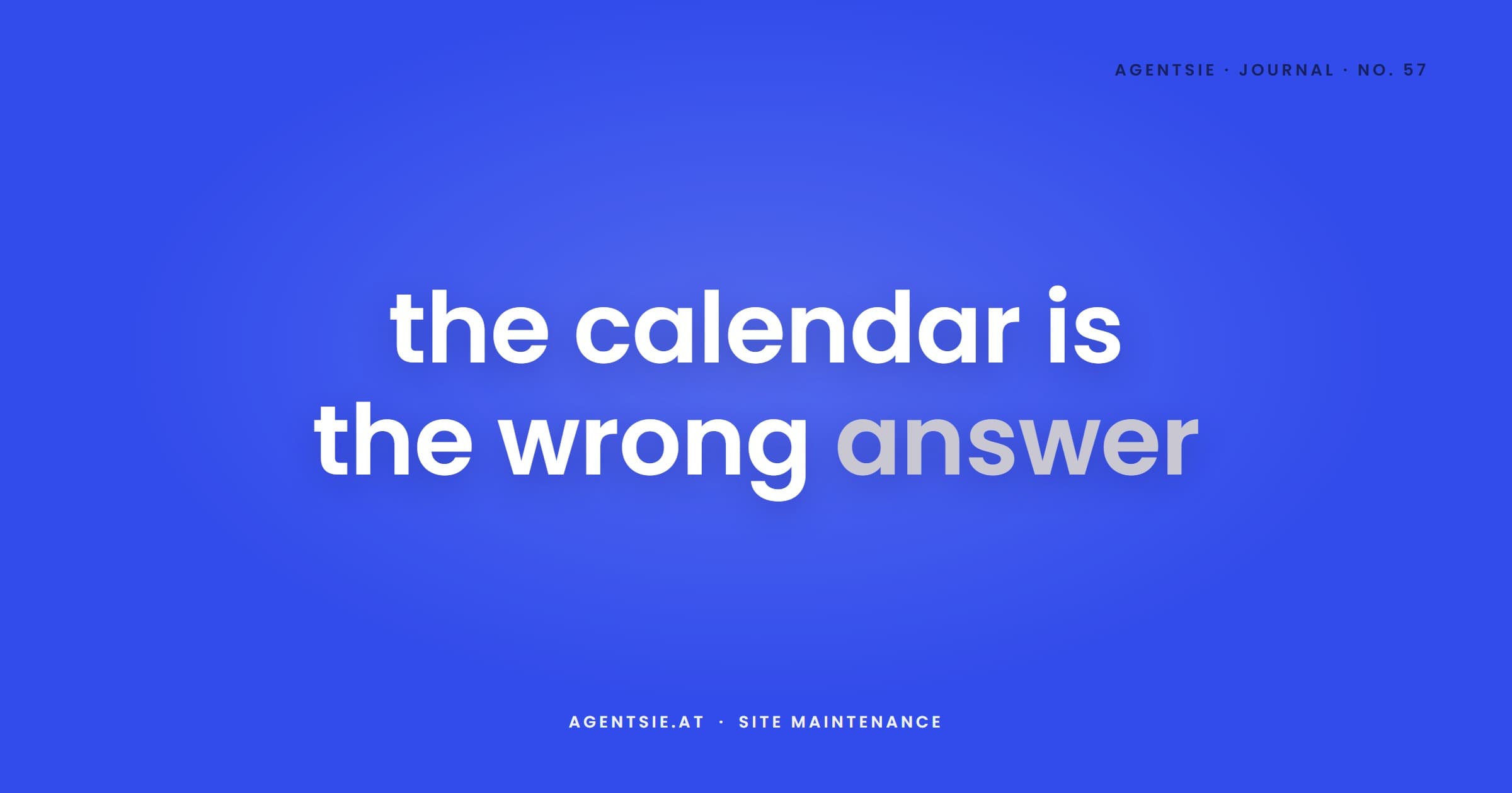 Cover: How often should you update your website? The calendar is the wrong answer