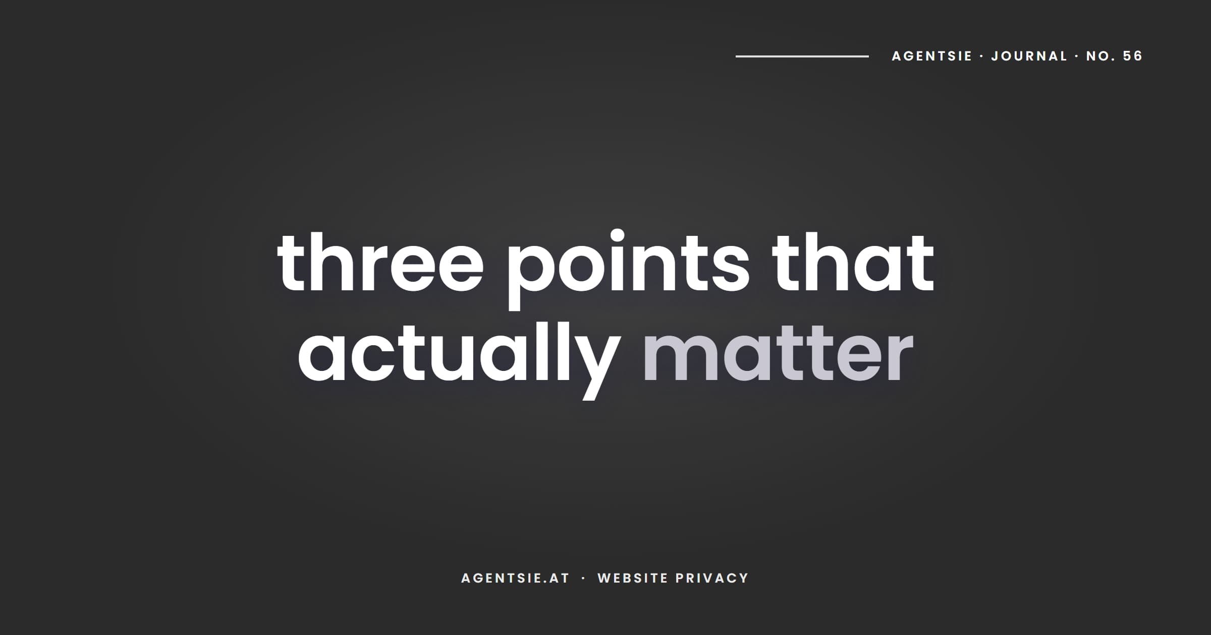 Cover: Website privacy: the three points that actually matter