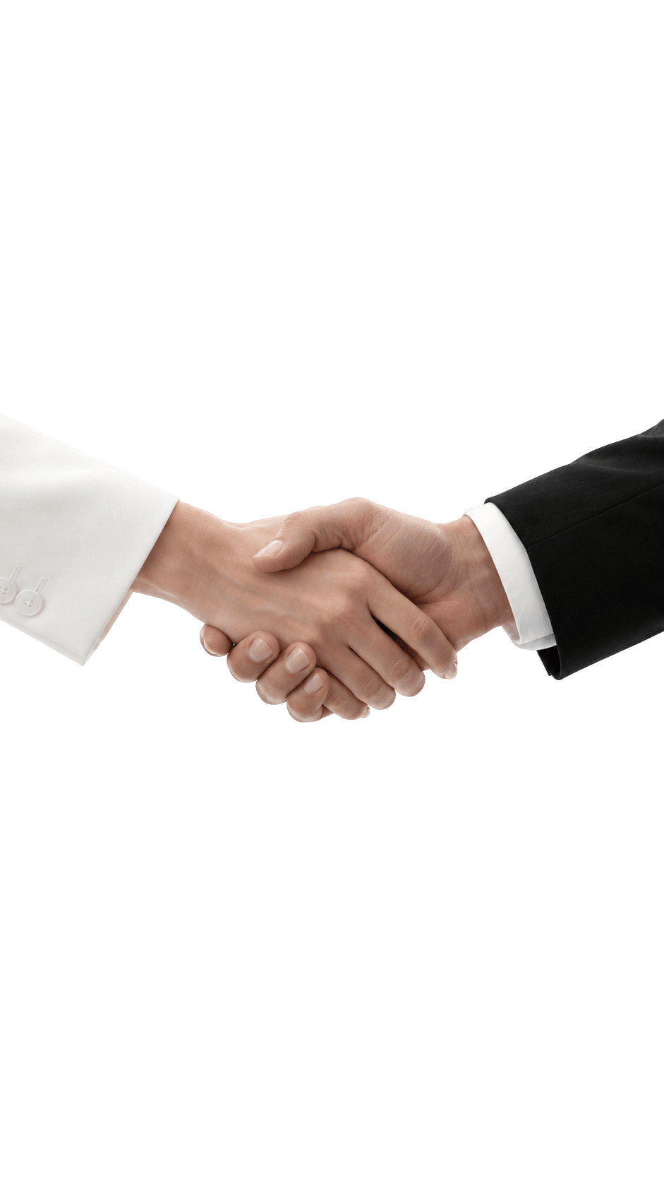Handschlag als Zeichen der Zusammenarbeit