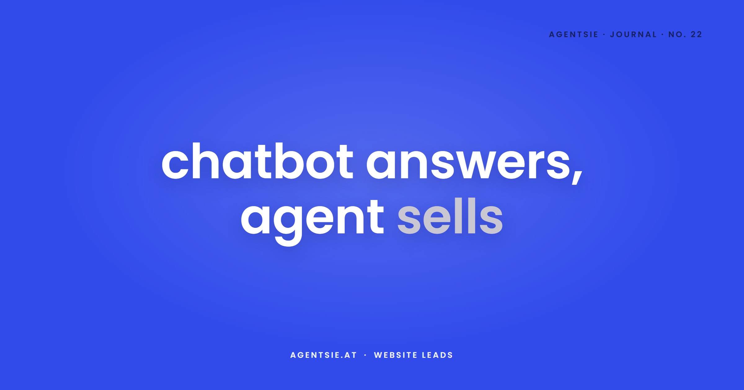 Cover: Chatbots vs. AI agents: what actually generates leads on your website