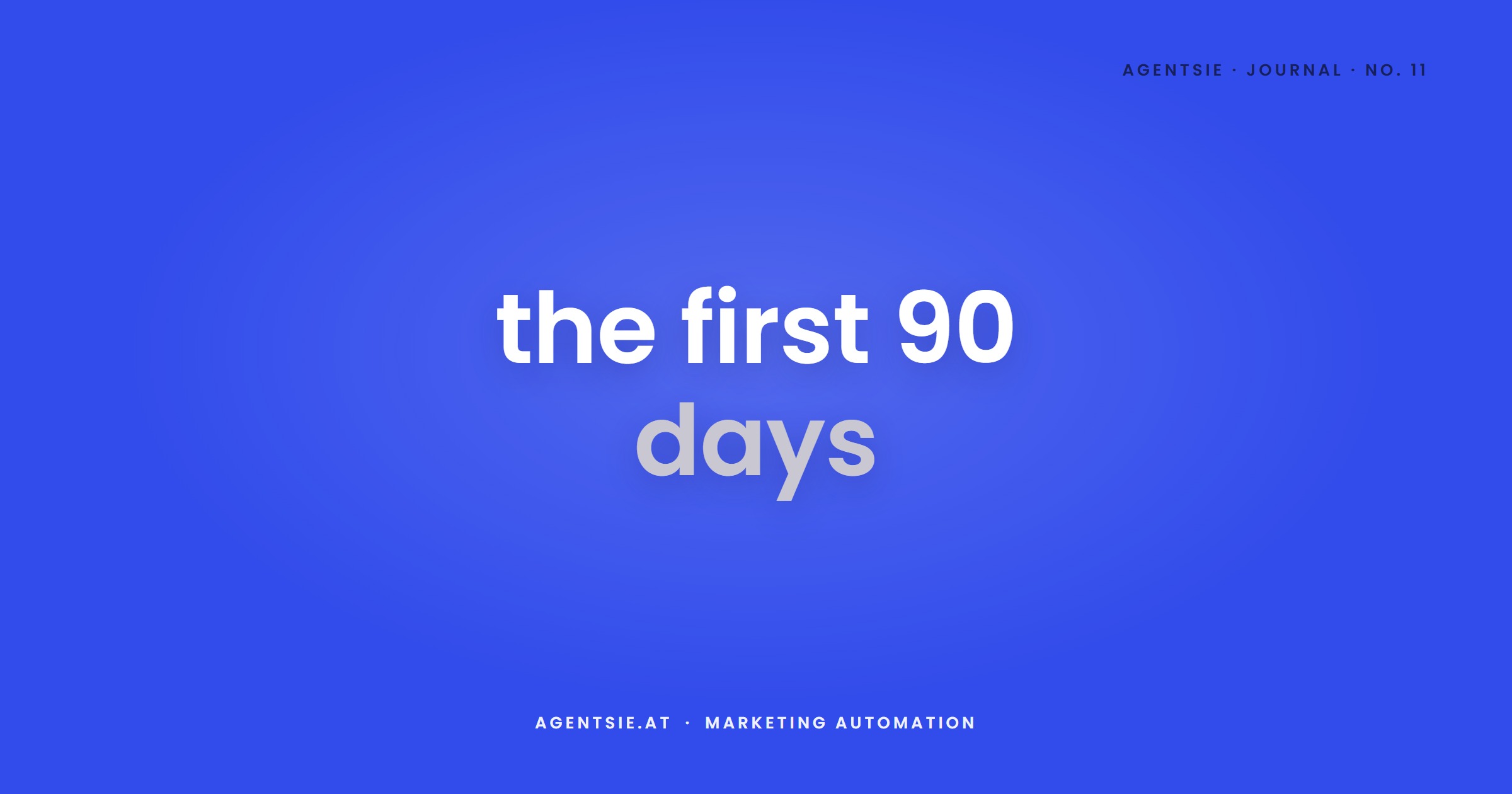 Cover: Marketing automation: the first 90 days without chaos