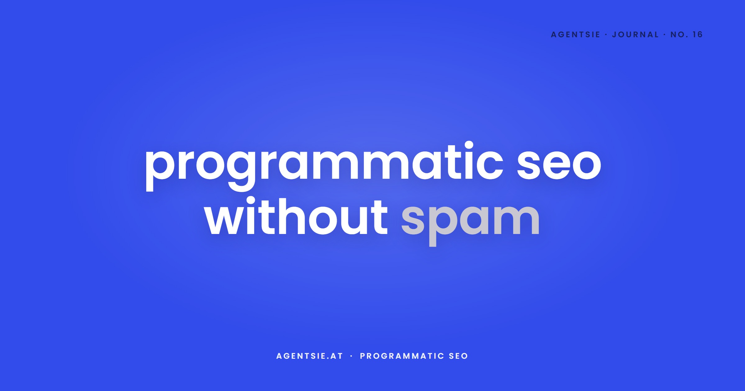 Cover: Programmatic SEO for small teams: scaling without landing in the spam filter