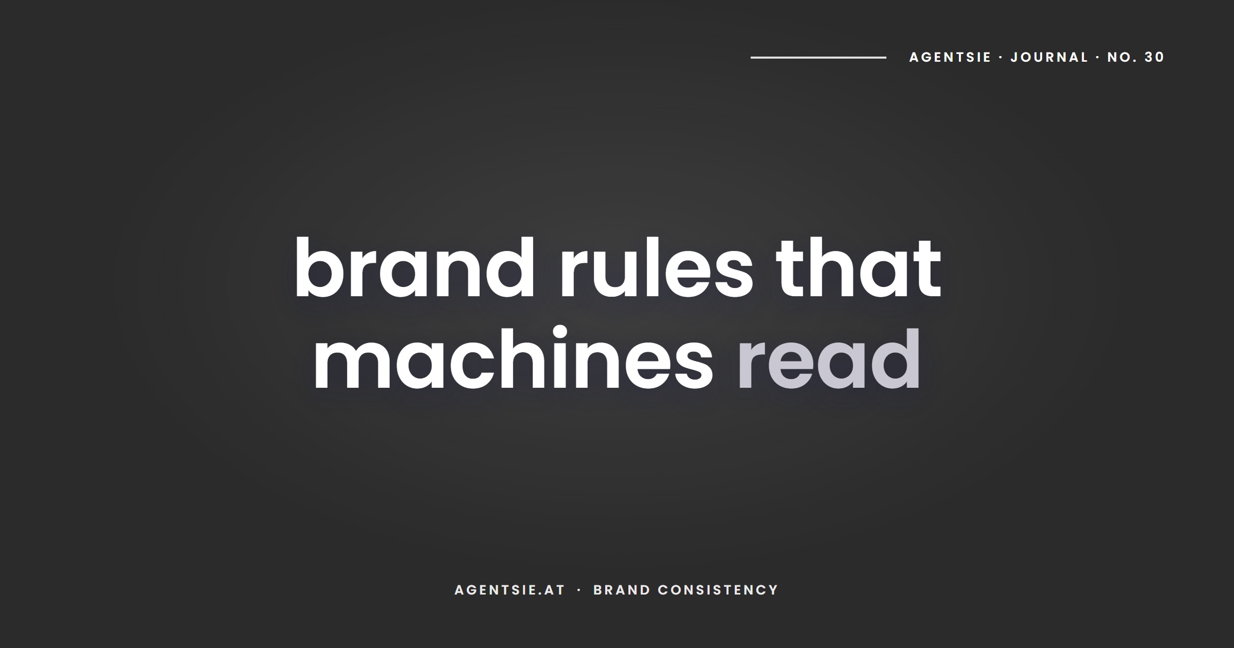 Cover: Brand consistency with AI content: style guides machines can follow