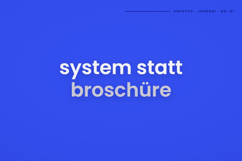 Cover: Die meisten Webseiten sind digitale Broschüren - für die IPEC Group haben wir stattdessen ein System gebaut