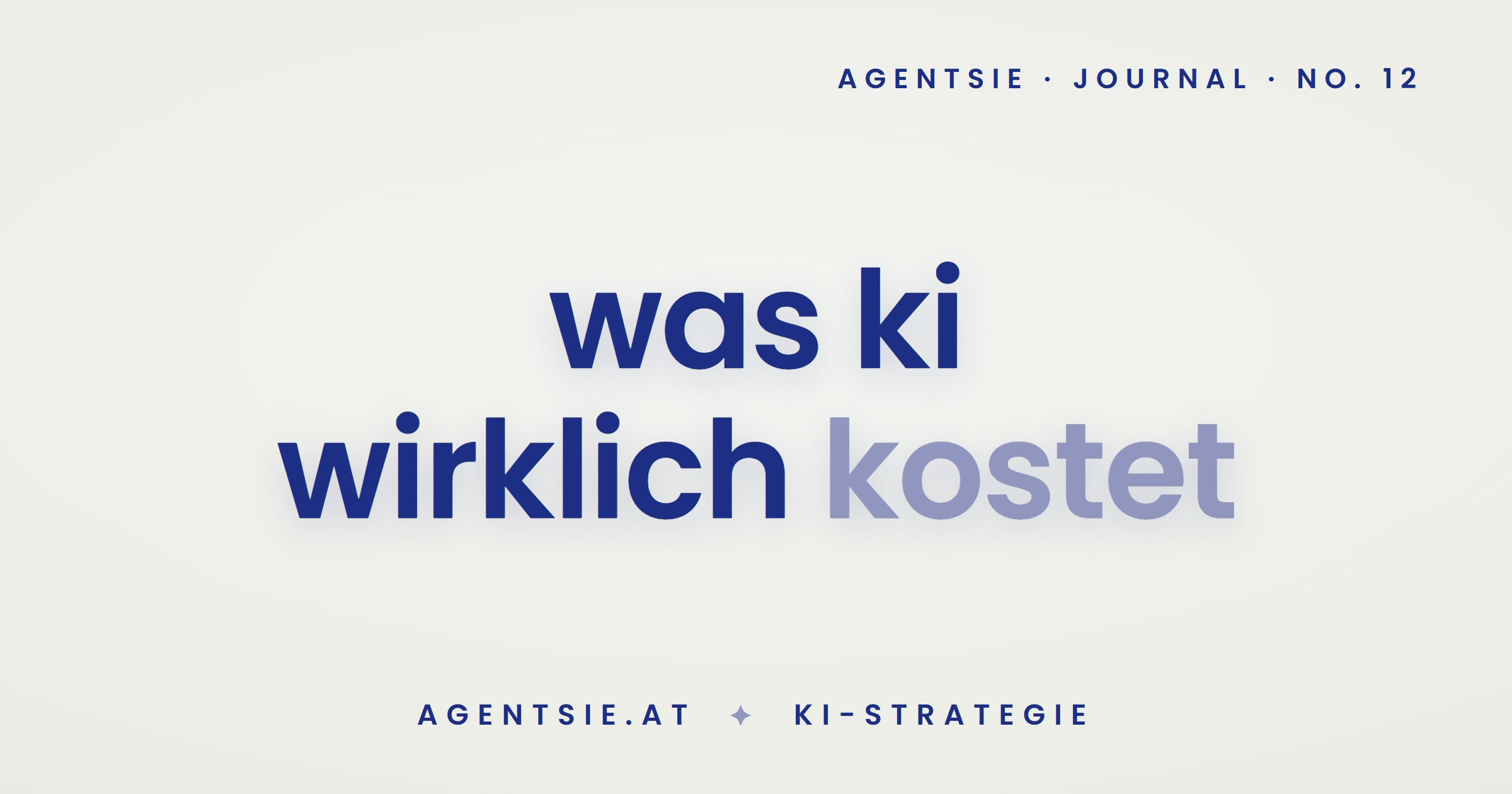 Cover: Was eine KI-Strategie wirklich kostet - und was nicht