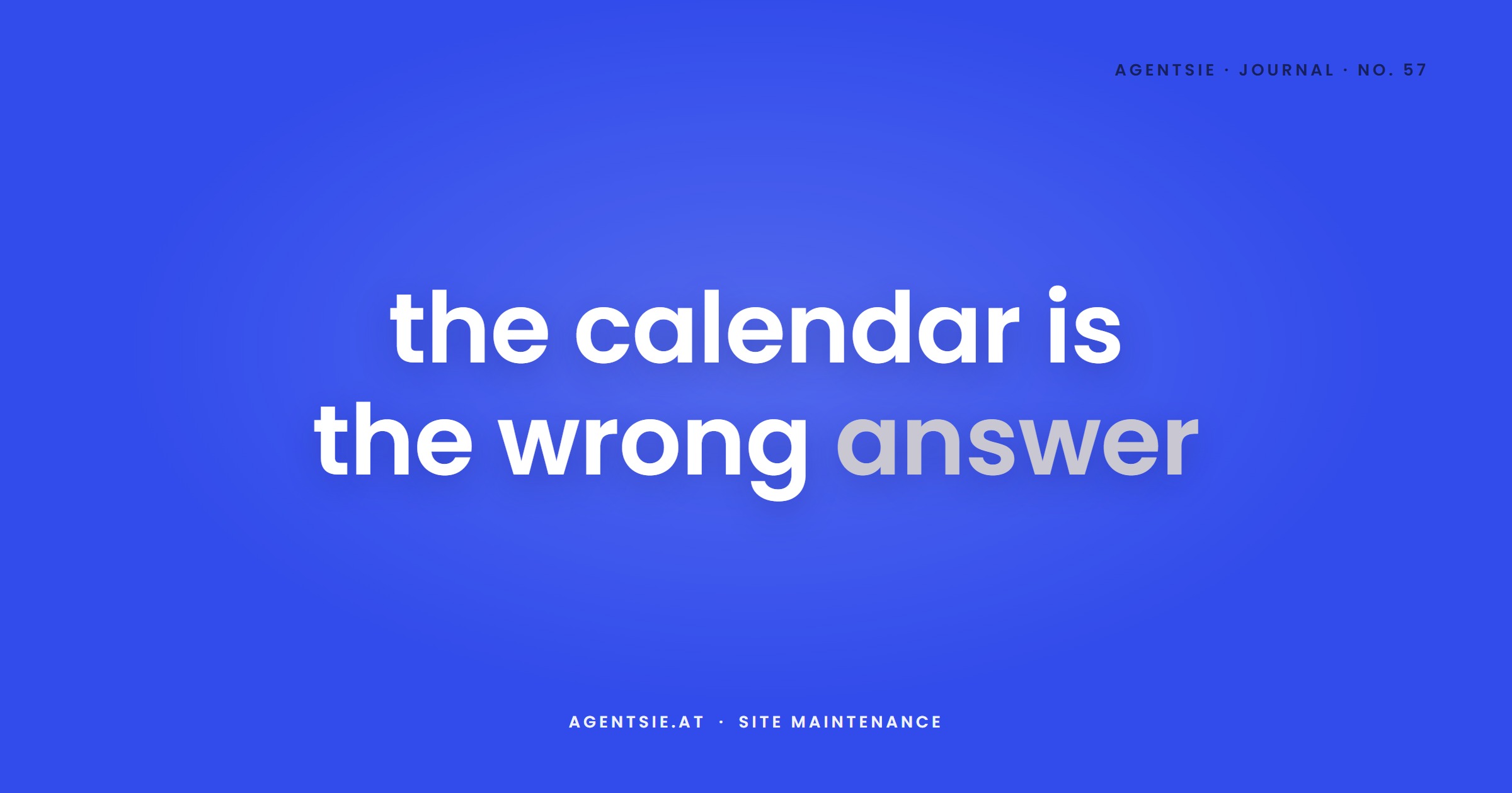 Cover: How often should you update your website? The calendar is the wrong answer