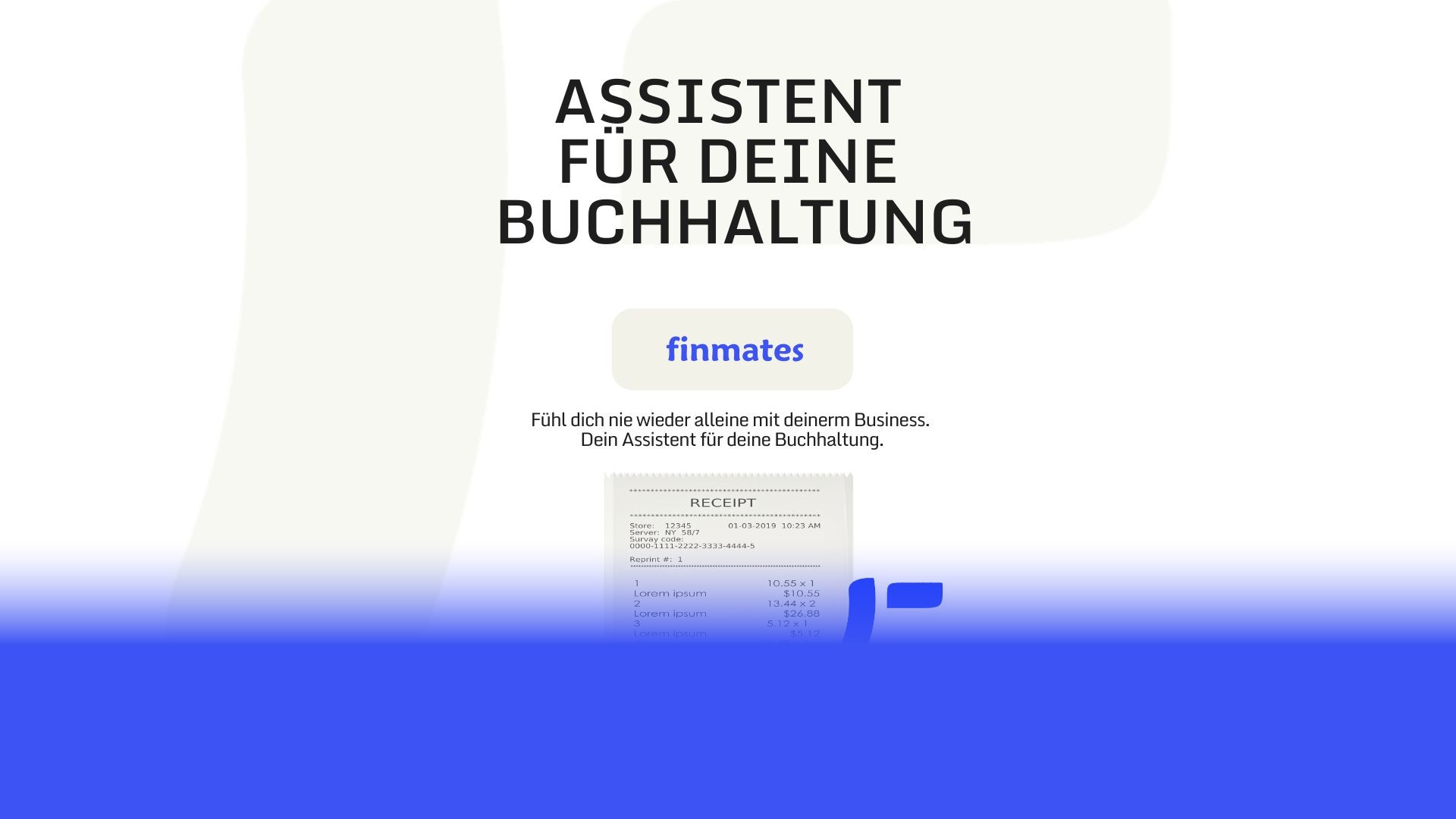 Finmates - der Buchhaltungsassistent für Selbstständige